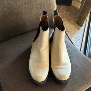 Marc Fisher Black Rubber Sole with Brand Stamp